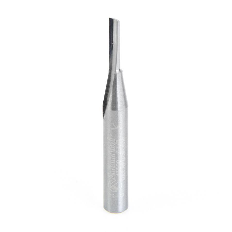 AMANA 43500 1 FLUTE PLUNGE 1/8" DIA. S.C.
