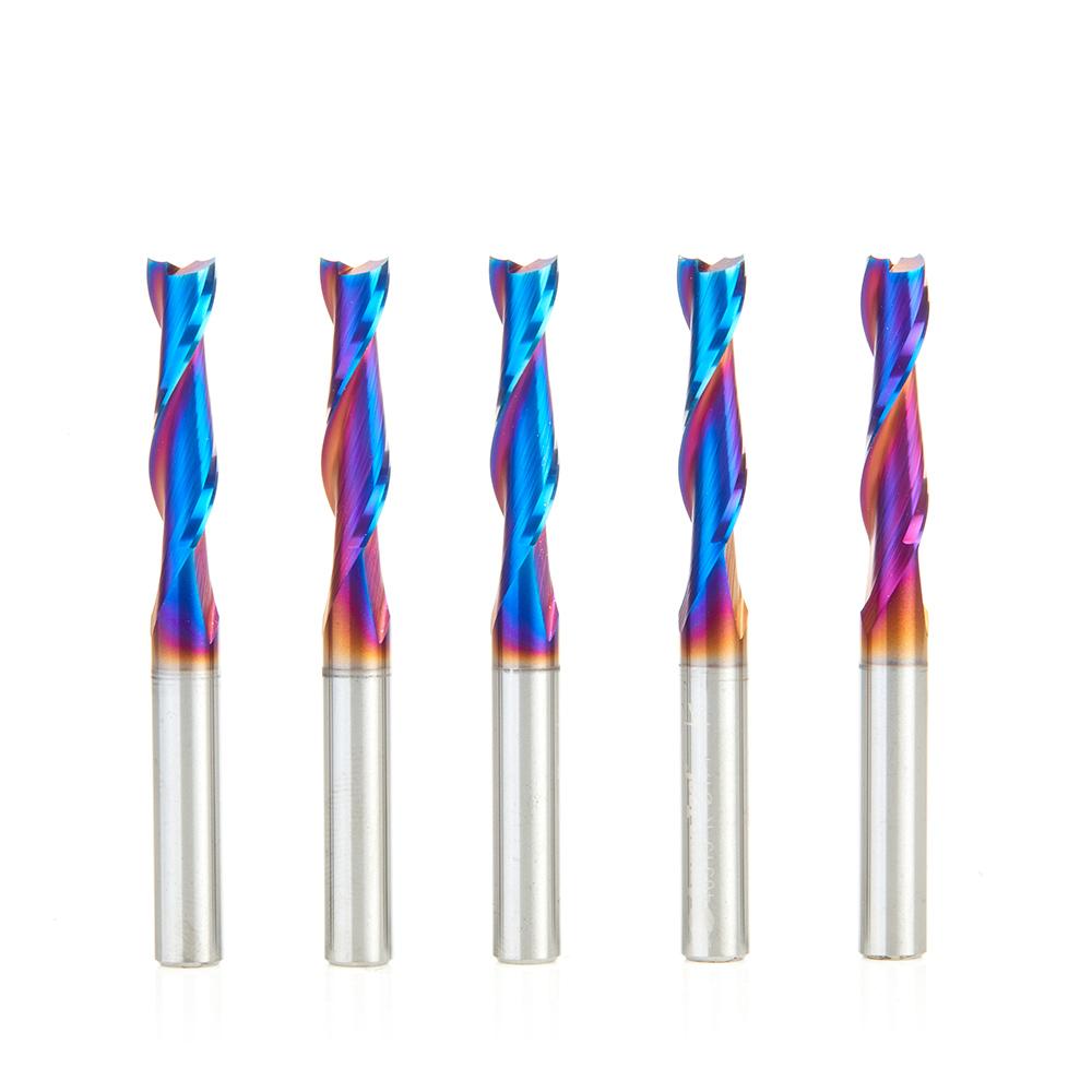 AMANA 46315-K-5 5PCS 1/4"SPIRAL UPCUT SPEKTRA