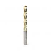 Amana Tool:46494 3/8 CARVING 3D BALL NOSE ZrN