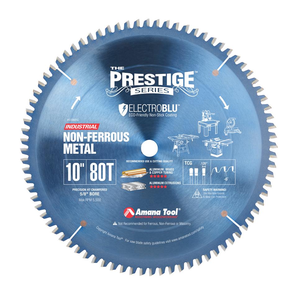 AMANA 510801C 10"/80T NON FERROUS TCG GRIND