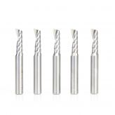 AMANA 51404-5 5PC 1/4x1/4"SHK SPIRAL PLASTIC