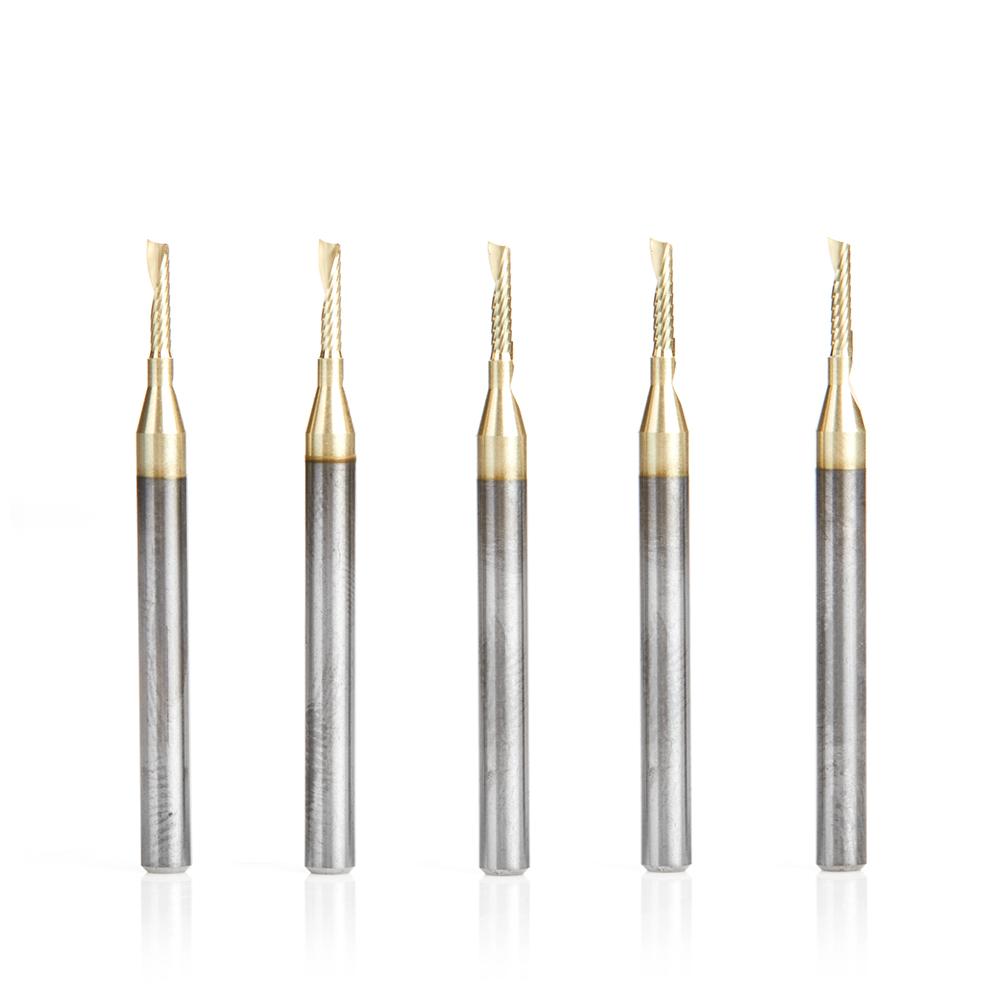 AMANA 51470-Z-5 5 PC 1/16"x1/8"SHK SPIRAL ZrN