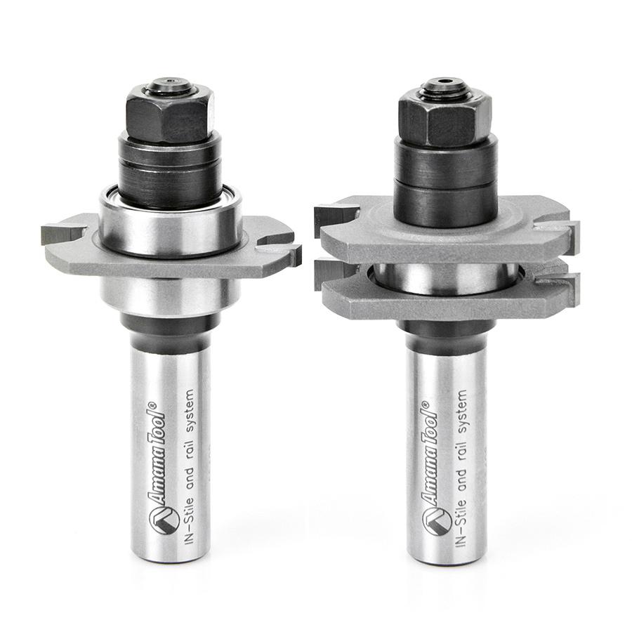 AMANA 55408 TONGUE & GROOVE SET 1/8" KERF