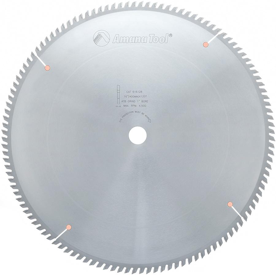 AMANA 616128 16"/120T TRIM SAW A.T.B GRIND