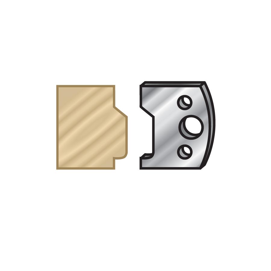 AMANA 64F032 PAIR 40MM SHAPER KNIVES #F32