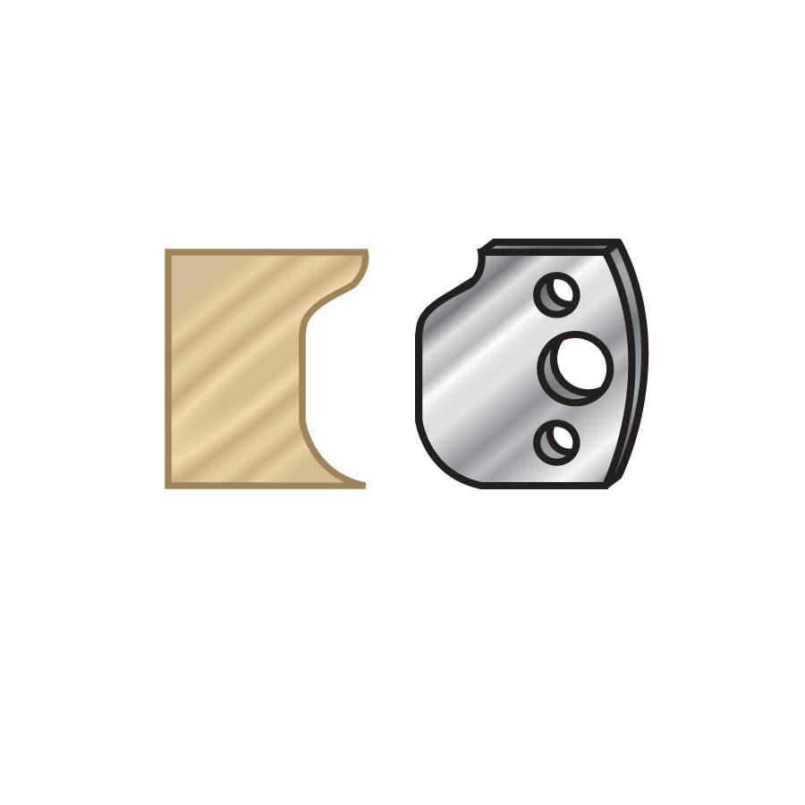 AMANA 64F048 PAIR 40MM SHAPER KNIVES #F48