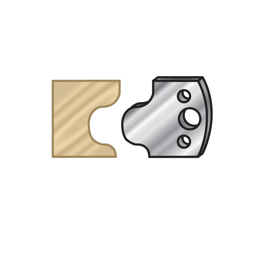 AMANA 64F056 PAIR 40MM SHAPER KNIVES #F56