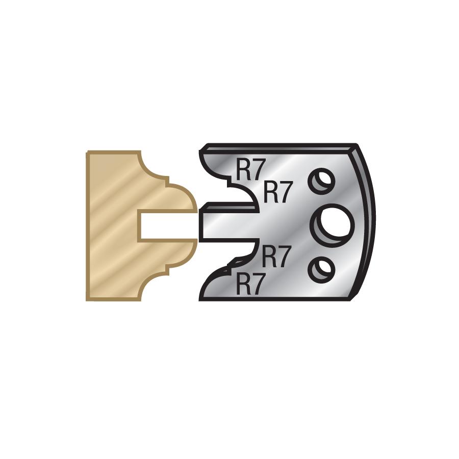 AMANA 64F098 PAIR 40MM SHAPER KNIFES #F98