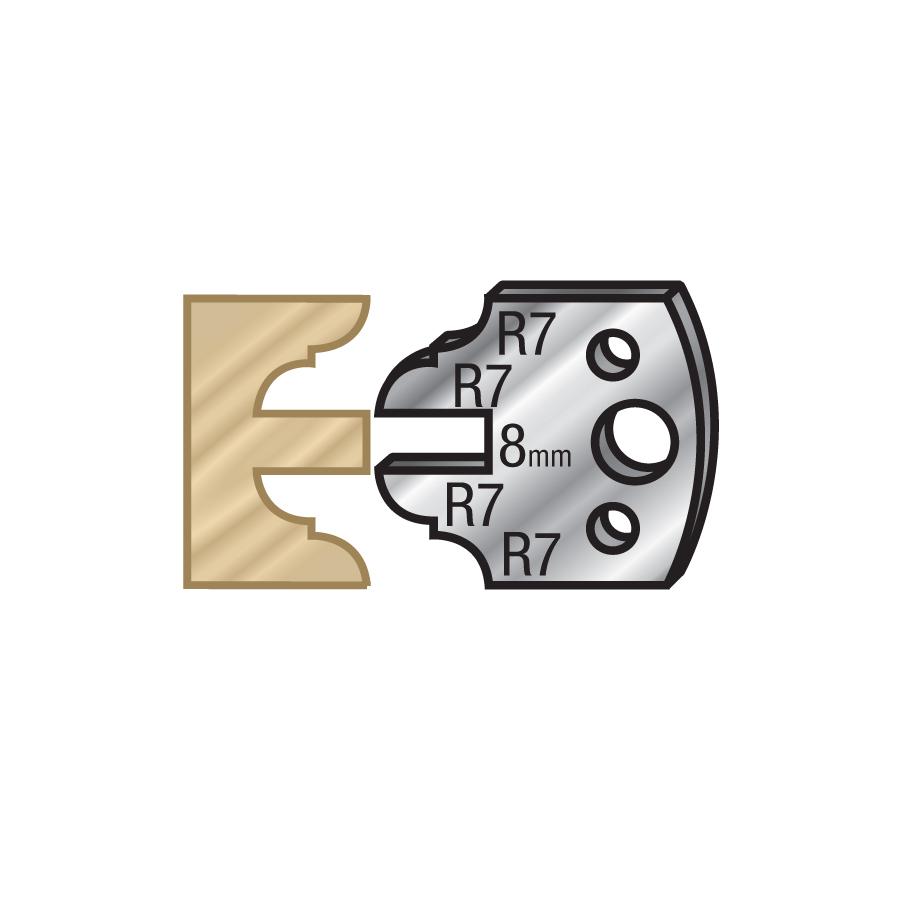 AMANA 64F099 PAIR 40MM SHAPER KNIFES #F99