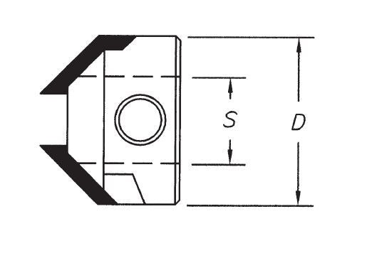 CARBIDE-TIPPED COUNTERSINKS (RIGHT-HAND)