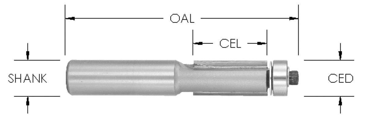 FLUSH TRIM (2 FLUTE)