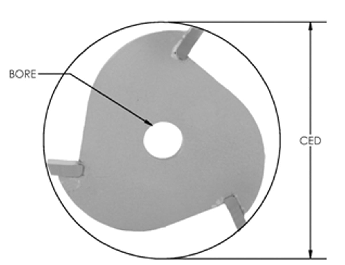 TOPMASTER SLOT CUTTER – 3 WING