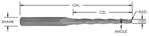 TAPERED BALL NOSE – UPCUT