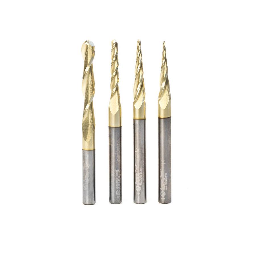 AMANA AMS-148 4PC 3D SC CARVING BALLNOSE ZrN
