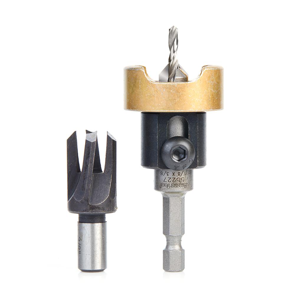 AMANA AMS-307 2PC COUNTERSINK, & PLUG CUTTER