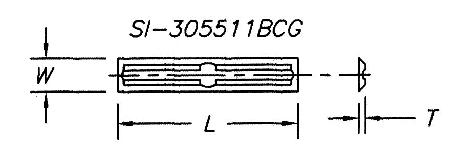 INSERT KNIVES - 4 SIDED BACK & CROSS GROOVE