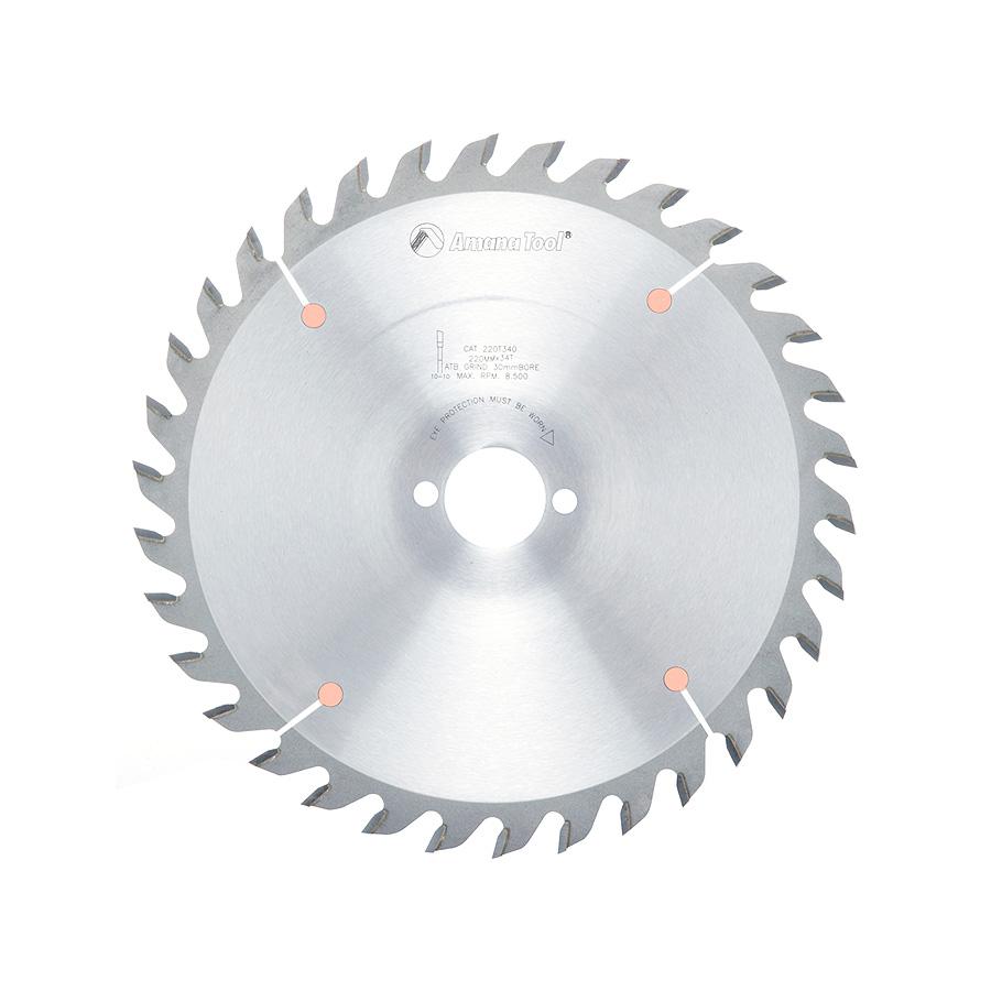 AMANA 220T340 220MM/34T HOLTZER A.T.B. GRIND