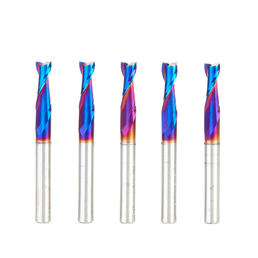 AMANA 46102-K-5 5PCS 1/4"SPIRAL UPCUT SPEKTRA