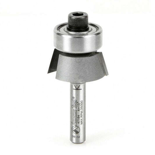 AMANA 47184 BEVEL BIT 15 DEG. HELIX 1/4 SH