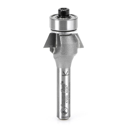 AMANA 47202 BEVEL BIT 25 DEGREE 1/4 SHANK