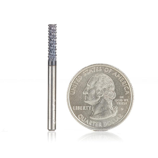 AMANA 48050-B FIBERGLASS 1/8x1/8" BURR ALTIN