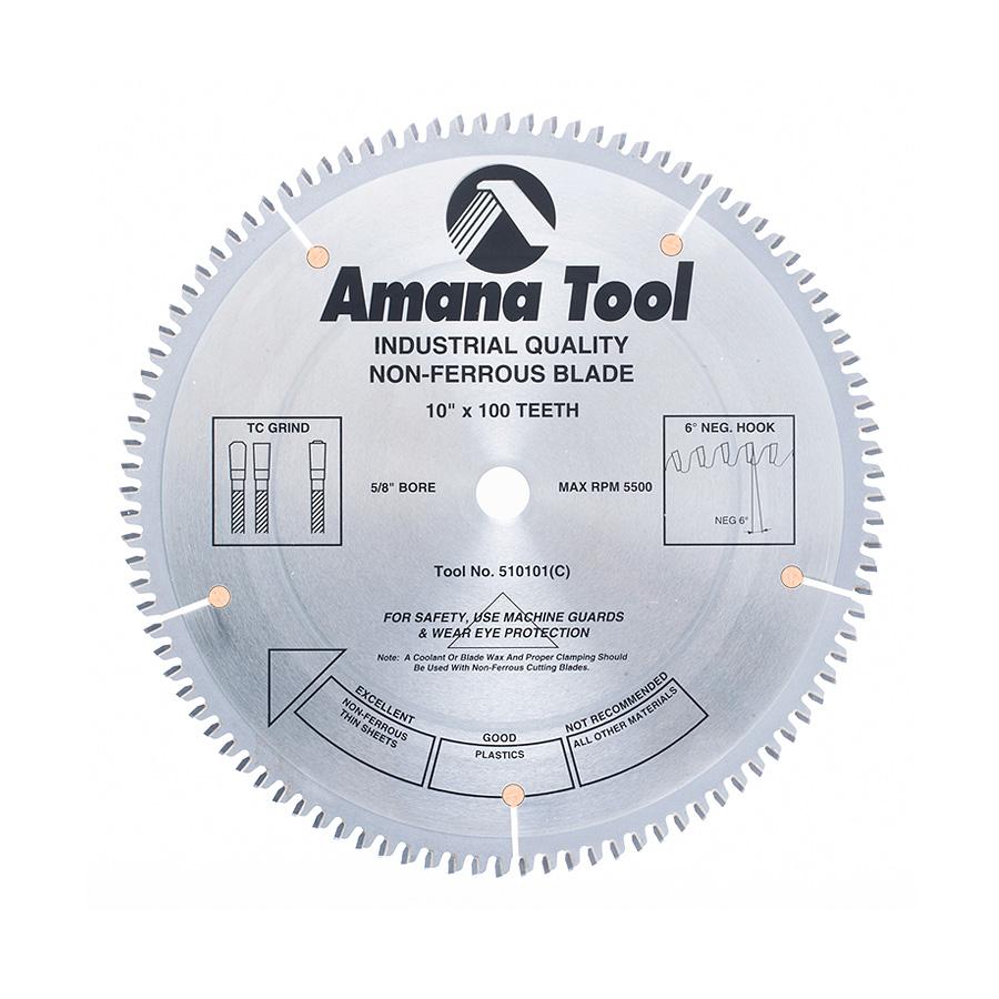 AMANA 510101 10"/100T NON FERROUS TCG GRIND