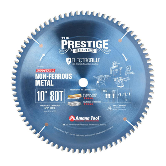 AMANA 510801C 10"/80T NON FERROUS TCG GRIND