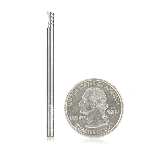 AMANA 51443 1/8"Dx1/8"SHK UPCUT PLASTIC