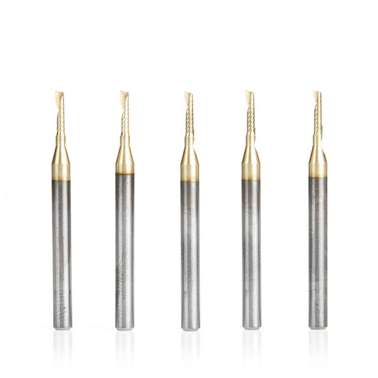 AMANA 51470-Z-5 5 PC 1/16"x1/8"SHK SPIRAL ZrN