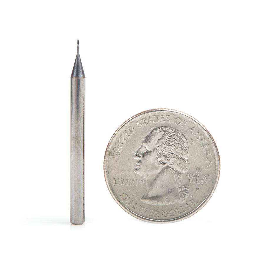 AMANA 51740 .015"D 2FL BALL MINIMILL AlTiN