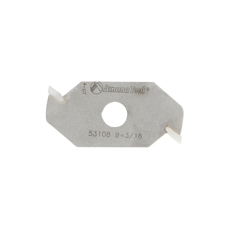 AMANA 53108 2 WING SLOTT CUTTER 3/16 KERF