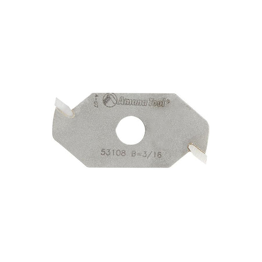 AMANA 53108 2 WING SLOTT CUTTER 3/16 KERF
