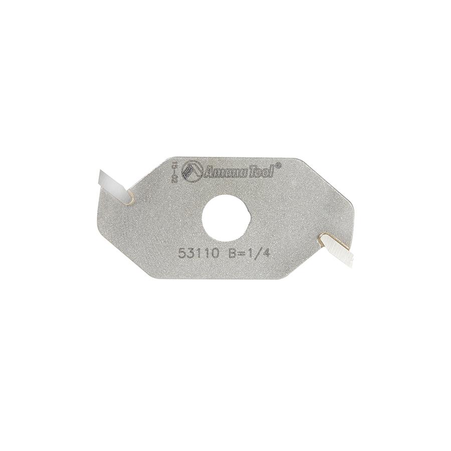 AMANA 53110 2 WING SLOTT CUTTER 1/4  KERF