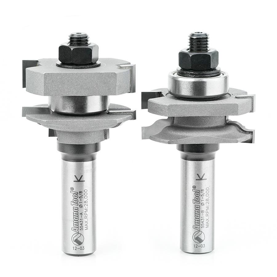 AMANA 55431 2 PC OGEE STILE/RAIL 3/4 MAT.