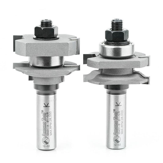 AMANA 55431 2 PC OGEE STILE/RAIL 3/4 MAT.