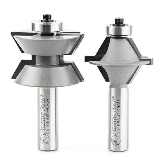 AMANA 55468 60 DEGREE EDGE BANDING BIT SET