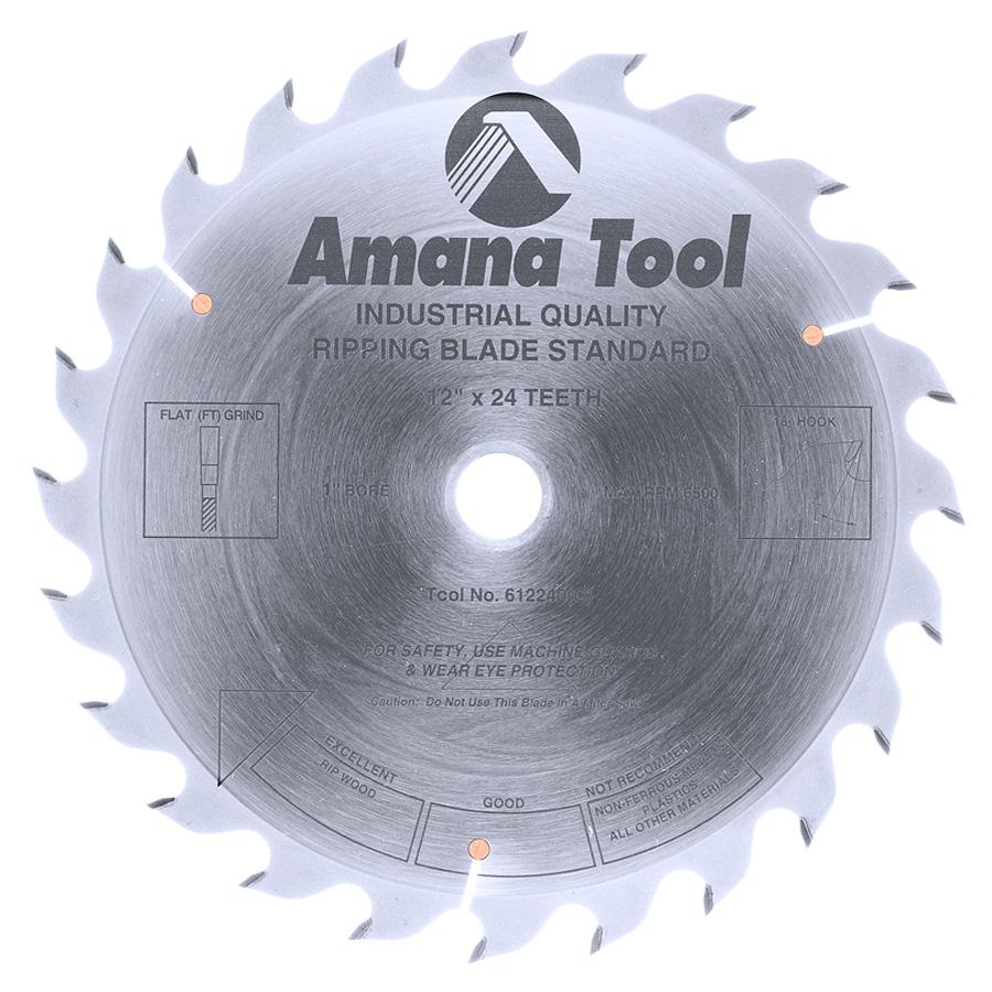 AMANA 612240 12"/24T RIPPING STRAIGHT GRIND