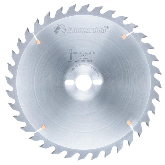 AMANA 612360-30 12"/36T RIPPING ATB 30MM BORE