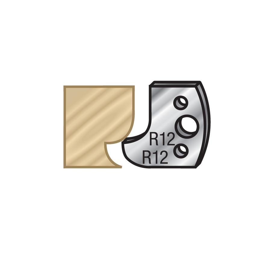 AMANA 64F005 PAIR 40MM SHAPER KNIVES #F5