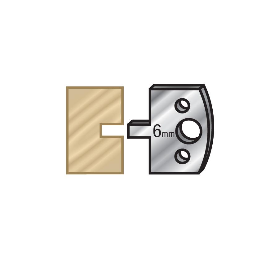 AMANA 64F016 PAIR 40MM SHAPER KNIVES #F16