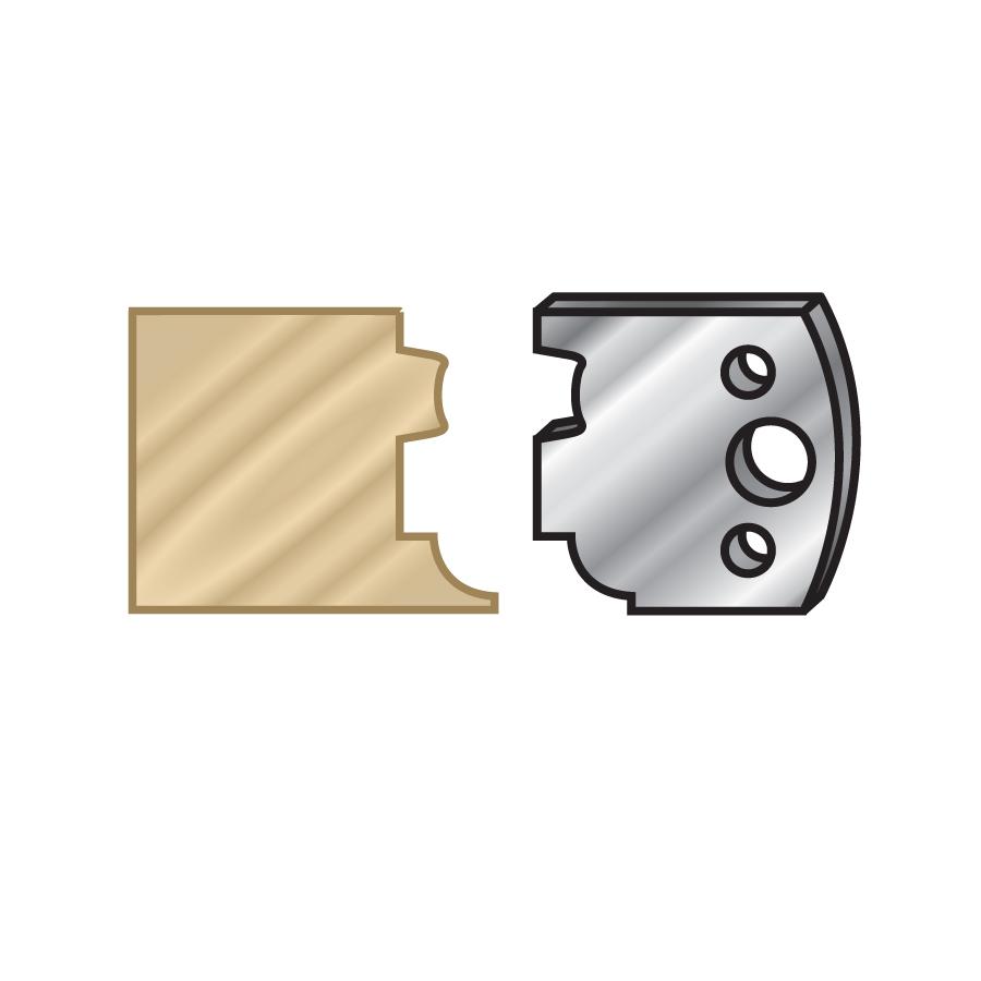 AMANA 64F026 PAIR 40MM SHAPER KNIVES #F26