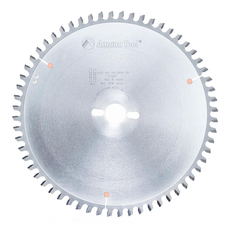 AMANA HG12600-30 12"/60T HOLLOW GROUND BLADE