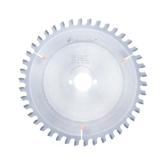 AMANA TOOL: HG220T420 220MM/42T HOLLOW GROUND BLADE