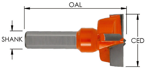 HINGE BITS (LEFT-HAND) – 57MM OAL