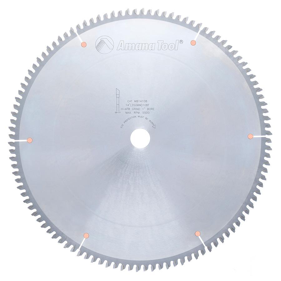 AMANA MB14108 14"/108T MELAMINE BLADE H-ATB.