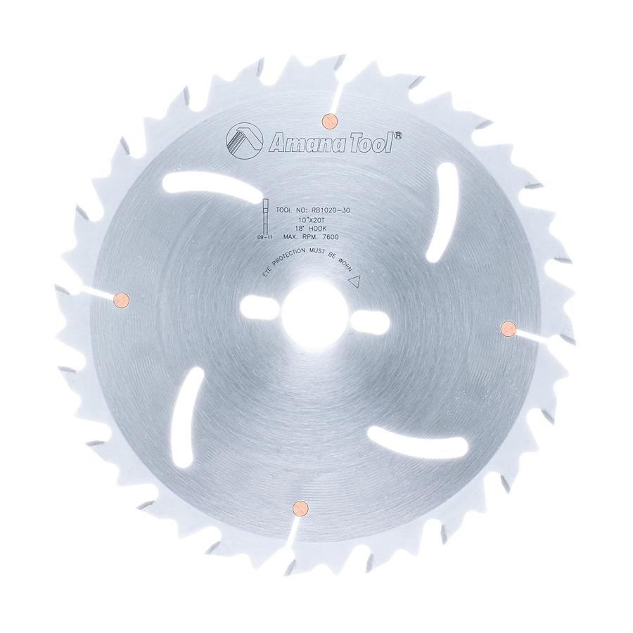 AMANA TOOL: RB1020-30 10"/20T RIPPING SAW 30MM BORE