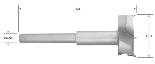 3 WING DOOR DRILL BITS