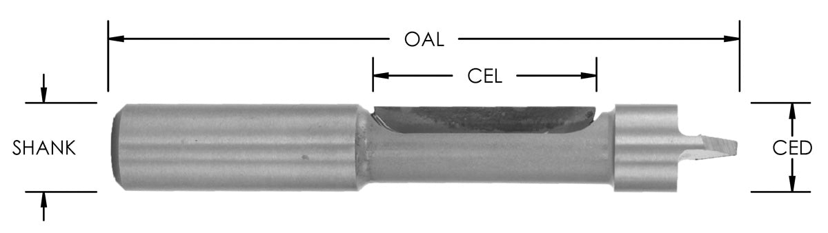 PLUNGE PANEL PILOT - 1 FLUTE