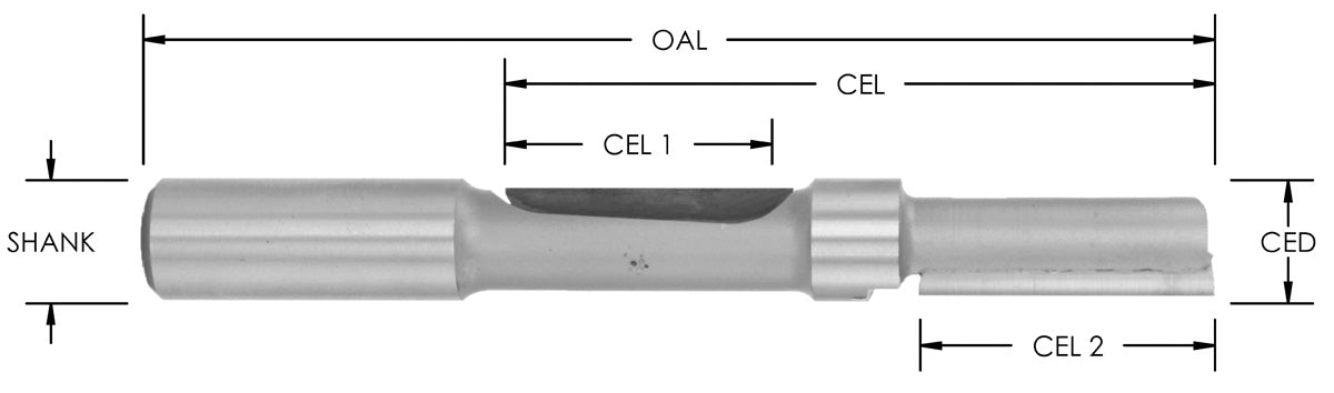 CENTER PILOT STAGGERTOOTH