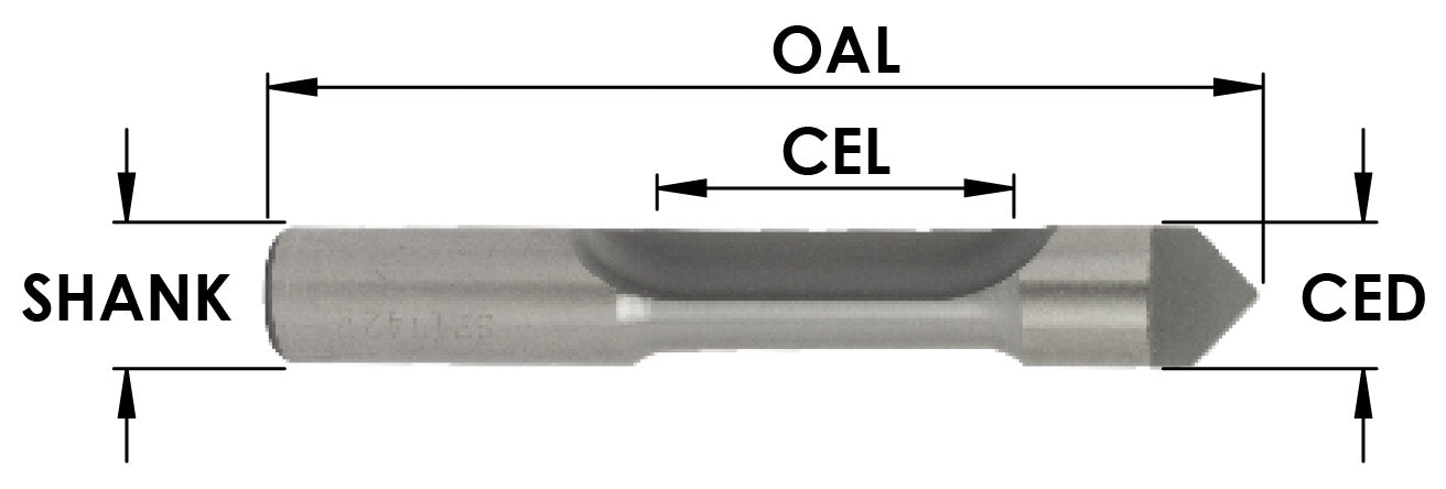 PANEL PILOT - HSS - 1 FLUTE STRAIGHT